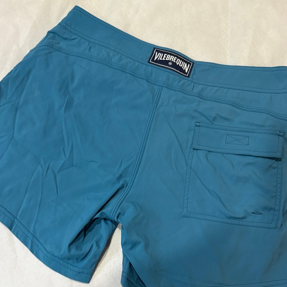 Vilebrequin Teal Swim Trunks M - Picture 6 of 8